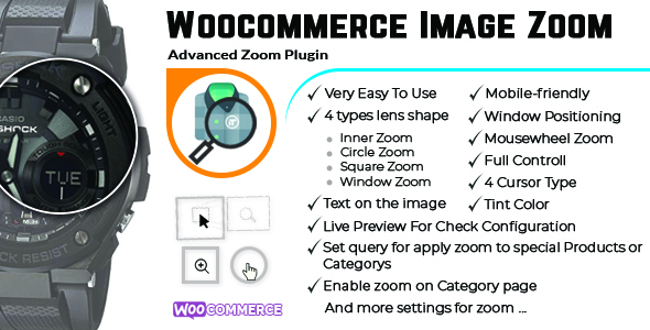 WooCommerce Image Zoom Preview Wordpress Plugin - Rating, Reviews, Demo & Download