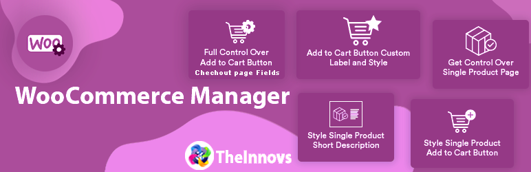 WooCommerce Manager – Customize And Control Cart Page, Add To Cart Button, Checkout Fields Easily Preview Wordpress Plugin - Rating, Reviews, Demo & Download