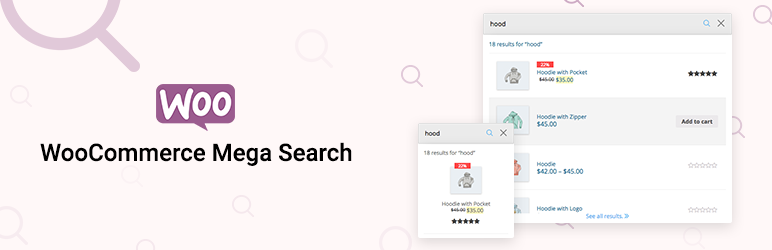 WooCommerce Mega Search Preview Wordpress Plugin - Rating, Reviews, Demo & Download