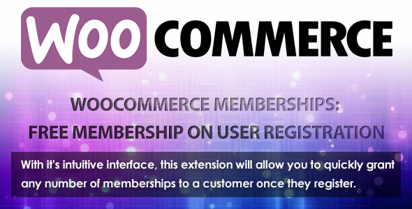 WooCommerce Membership: Free Membership On User Registration Preview Wordpress Plugin - Rating, Reviews, Demo & Download