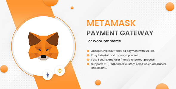 WooCommerce MetaMask Payment Gateway – WordPress Plugin Preview - Rating, Reviews, Demo & Download