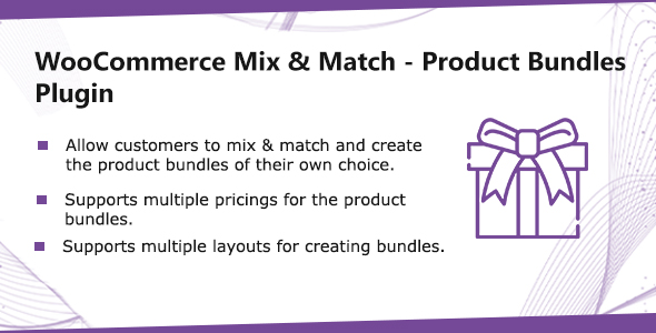 WooCommerce Mix & Match – Product Bundles Plugin Preview - Rating, Reviews, Demo & Download