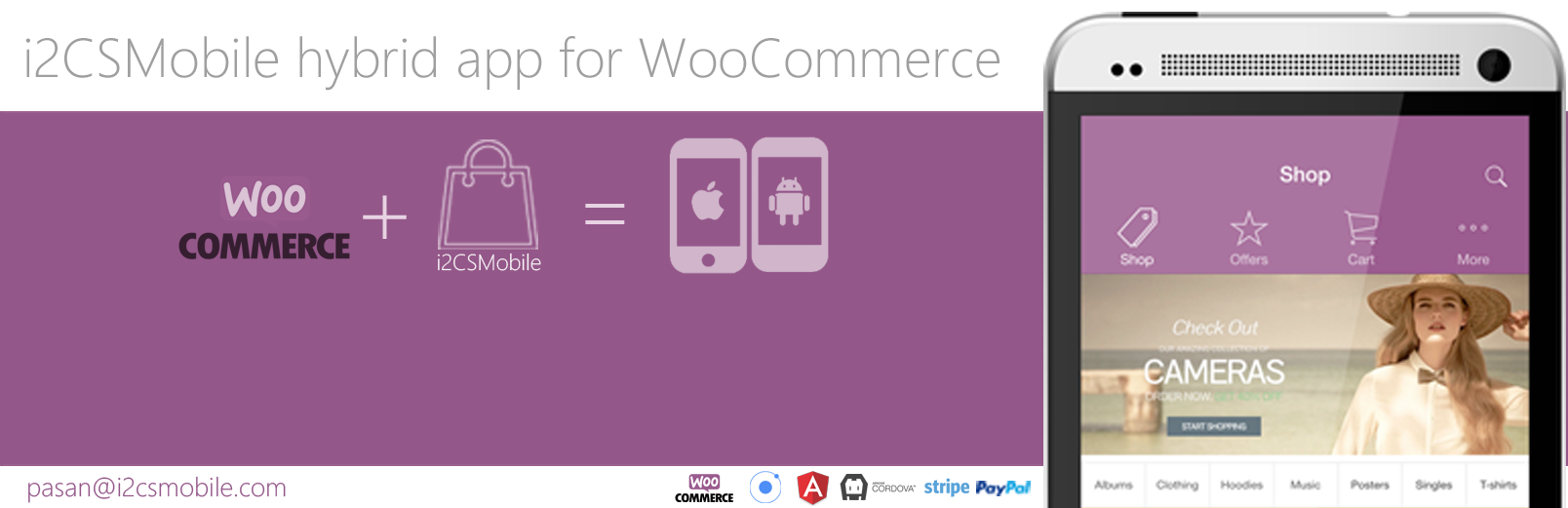 WooCommerce Mobile App Source Code By I2CSMobile Preview Wordpress Plugin - Rating, Reviews, Demo & Download