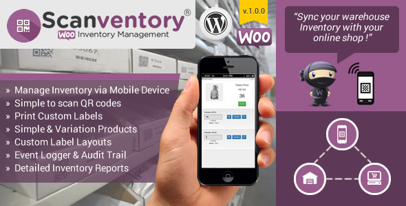 Woocommerce Mobile Inventory Management Preview Wordpress Plugin - Rating, Reviews, Demo & Download