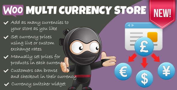 Woocommerce Multi Currency Store Preview Wordpress Plugin - Rating, Reviews, Demo & Download