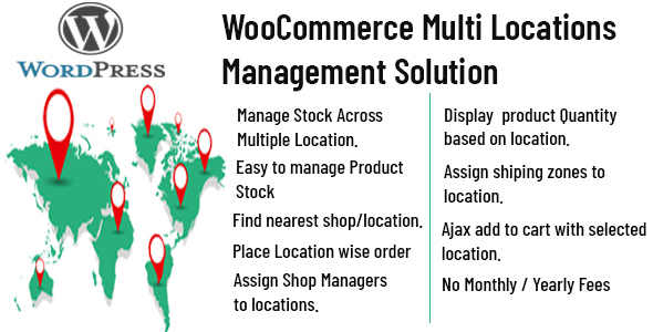 WooCommerce Multi Locations Management Solution Preview Wordpress Plugin - Rating, Reviews, Demo & Download