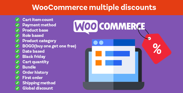 WooCommerce Multiple Discounts – Optimal Discount Management Solution Preview Wordpress Plugin - Rating, Reviews, Demo & Download