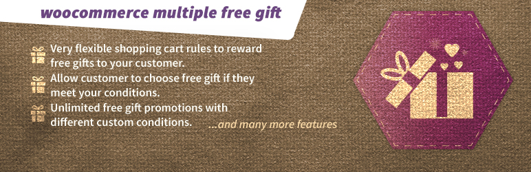 WooCommerce Multiple Free Gift Preview Wordpress Plugin - Rating, Reviews, Demo & Download