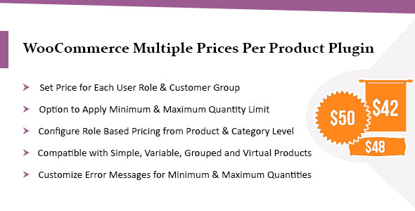 WooCommerce Multiple Prices Per Product Plugin Preview - Rating, Reviews, Demo & Download