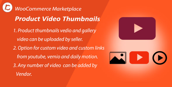 WooCommerce MultiVendor Marketplace Product Gallery Video Preview Wordpress Plugin - Rating, Reviews, Demo & Download