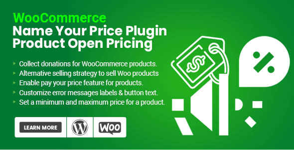 WooCommerce Name Your Price (Product Open Pricing) Preview Wordpress Plugin - Rating, Reviews, Demo & Download