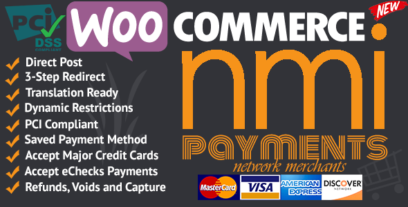 WooCommerce Network Merchants (NMI) Payments Preview Wordpress Plugin - Rating, Reviews, Demo & Download