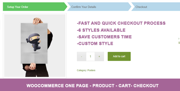WooCommerce One Page (Product-Cart-Checkout) Preview Wordpress Plugin - Rating, Reviews, Demo & Download
