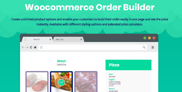 WooCommerce Order Builder | Combo Products & Extra Options Preview Wordpress Plugin - Rating, Reviews, Demo & Download