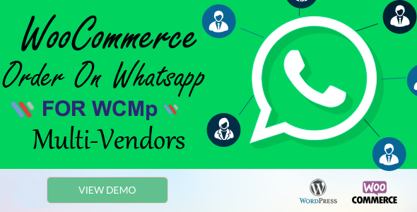 WooCommerce Order On Whatsapp For WCMp Multi Vendor Marketplaces Preview Wordpress Plugin - Rating, Reviews, Demo & Download