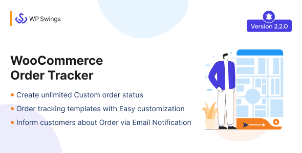 WooCommerce Order Tracker – Custom Order Status, Tracking Templates And Order Email Notifications Preview Wordpress Plugin - Rating, Reviews, Demo & Download