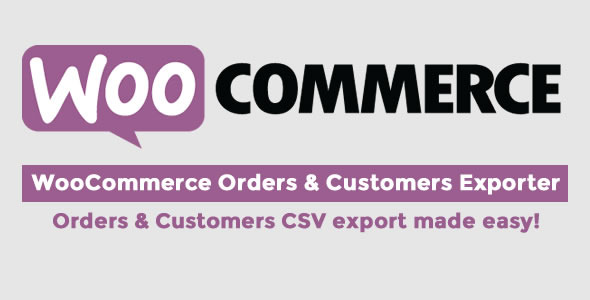 WooCommerce Orders & Customers Exporter Preview Wordpress Plugin - Rating, Reviews, Demo & Download