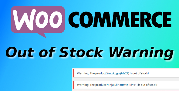 WooCommerce Out Of Stock Warning Preview Wordpress Plugin - Rating, Reviews, Demo & Download