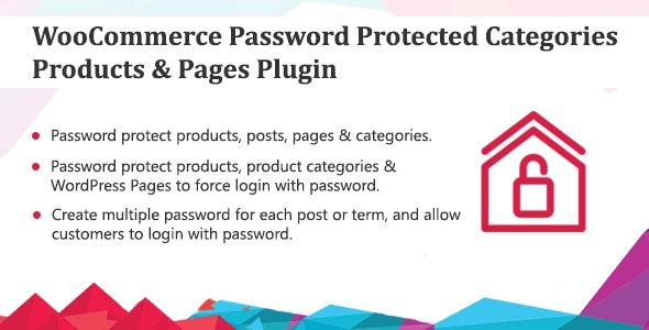 WooCommerce Password Protected Categories, Products & Pages Plugin Preview - Rating, Reviews, Demo & Download