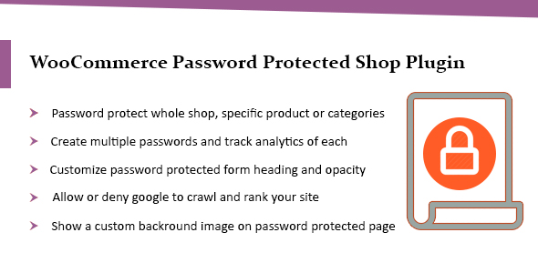 WooCommerce Password Protected Categories & Shop Plugin Preview - Rating, Reviews, Demo & Download