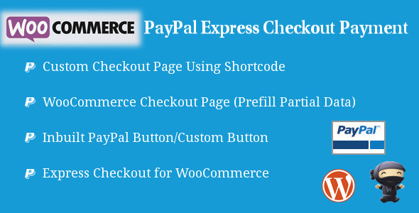 WooCommerce PayPal Express Checkout Preview Wordpress Plugin - Rating, Reviews, Demo & Download