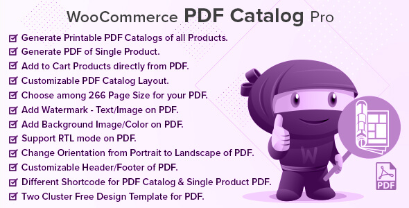 WooCommerce PDF Catalog Pro Preview Wordpress Plugin - Rating, Reviews, Demo & Download