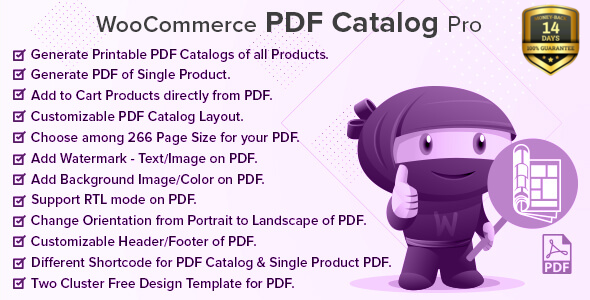 WooCommerce PDF Catalog Pro Preview Wordpress Plugin - Rating, Reviews, Demo & Download