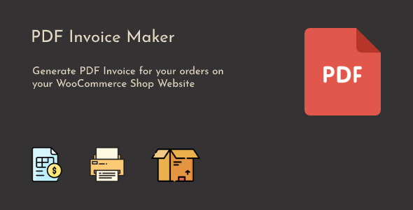 WooCommerce PDF Invoice Maker Preview Wordpress Plugin - Rating, Reviews, Demo & Download