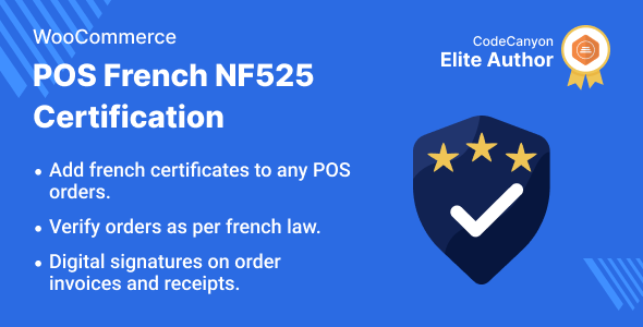 WooCommerce POS French NF525 Certification Preview Wordpress Plugin - Rating, Reviews, Demo & Download