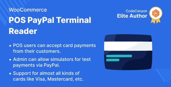 WooCommerce POS PayPal Terminal Reader Preview Wordpress Plugin - Rating, Reviews, Demo & Download