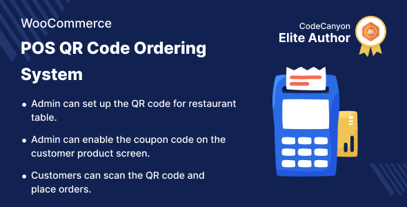 WooCommerce POS QR Code Ordering System Preview Wordpress Plugin - Rating, Reviews, Demo & Download