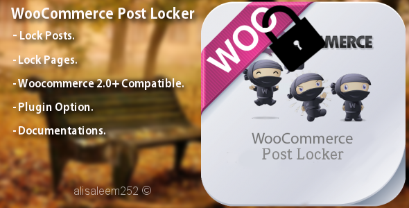 Woocommerce Post Locker Preview Wordpress Plugin - Rating, Reviews, Demo & Download