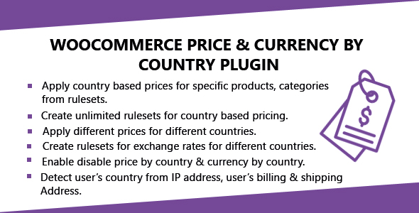 WooCommerce Price & Currency By Country Plugin Preview - Rating, Reviews, Demo & Download