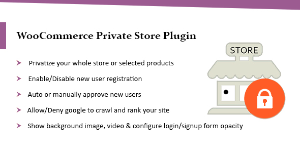 WooCommerce Private Store Plugin: Shop For Registered Users Only Preview - Rating, Reviews, Demo & Download