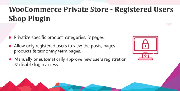 WooCommerce Private Store – Registered Users Shop Plugin Preview - Rating, Reviews, Demo & Download