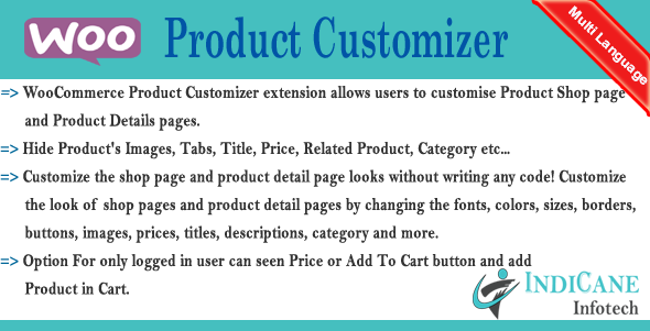WooCommerce Product Customizer Preview Wordpress Plugin - Rating, Reviews, Demo & Download