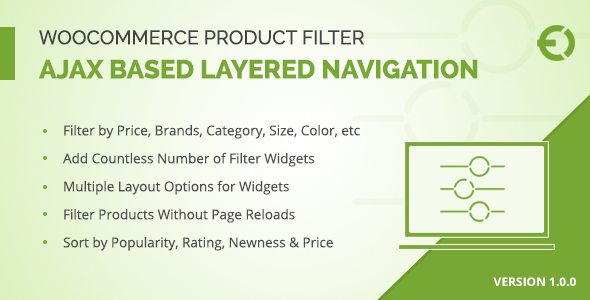 WooCommerce Product Filter – Ajax Layered Navigation Preview Wordpress Plugin - Rating, Reviews, Demo & Download