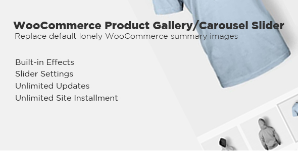 WooCommerce Product Gallery/Carousel Slider Preview Wordpress Plugin - Rating, Reviews, Demo & Download