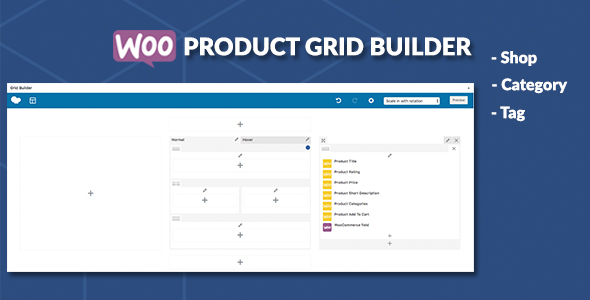 WooCommerce Product Grid Builder Preview Wordpress Plugin - Rating, Reviews, Demo & Download