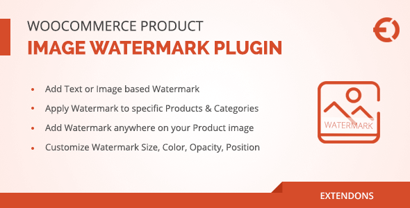 WooCommerce Product Image Watermark Plugin Preview - Rating, Reviews, Demo & Download