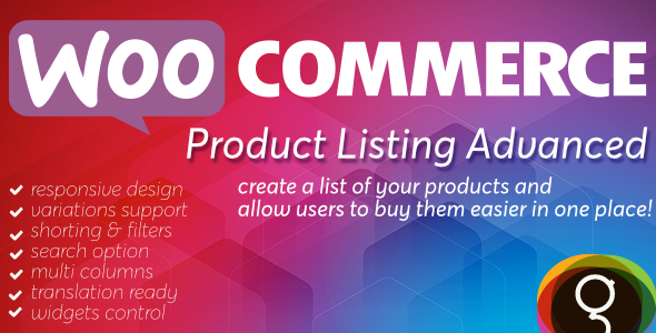 WooCommerce Product List Advanced Preview Wordpress Plugin - Rating, Reviews, Demo & Download