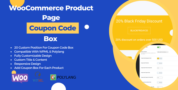WooCommerce Product Page Coupon Box Preview Wordpress Plugin - Rating, Reviews, Demo & Download