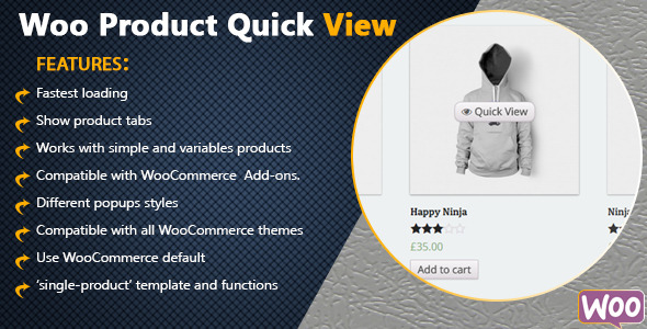 WooCommerce Product Quick View Preview Wordpress Plugin - Rating, Reviews, Demo & Download