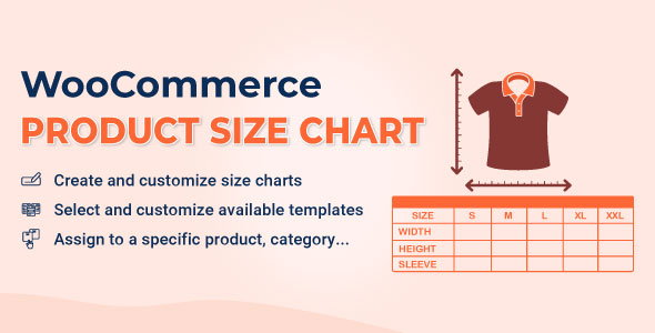 WooCommerce Product Size Chart Preview Wordpress Plugin - Rating, Reviews, Demo & Download