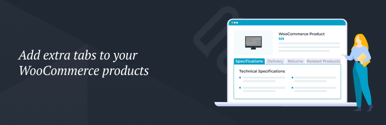 WooCommerce Product Tabs Preview Wordpress Plugin - Rating, Reviews, Demo & Download