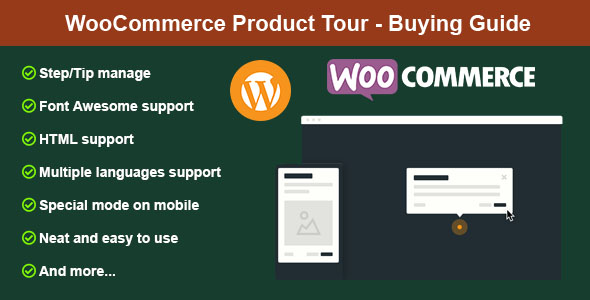 WooCommerce Product Tour – Buying Guide Preview Wordpress Plugin - Rating, Reviews, Demo & Download