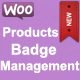 WooCommerce Products Badge Management