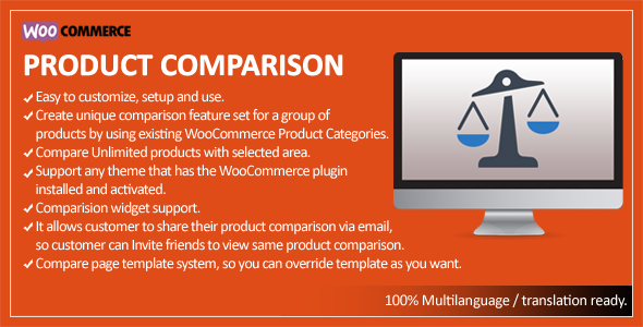 WooCommerce Products Comparison Preview Wordpress Plugin - Rating, Reviews, Demo & Download