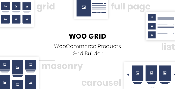 WooCommerce Products Grid Builder – Visual Page Builder For Shop Page Preview Wordpress Plugin - Rating, Reviews, Demo & Download