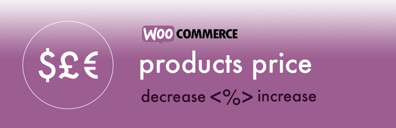 WooCommerce Products Price Increase / Decrease By Percentage Preview Wordpress Plugin - Rating, Reviews, Demo & Download